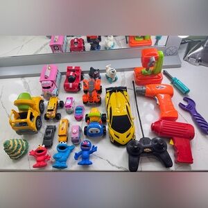 Colorful Kids Toy Cars and Tool Set